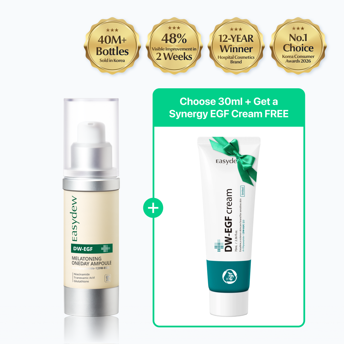 Melatoning Oneday Ampoule Serum (EGF 5x) - EASYDEW