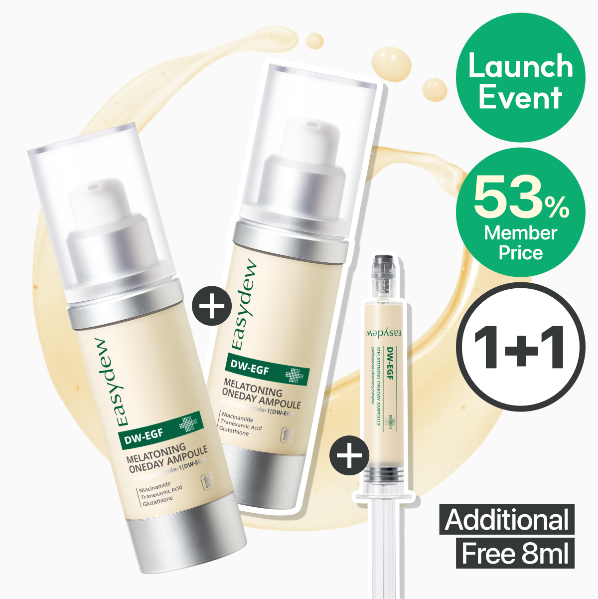 DW-EGF Melatoning Oneday Ampoule Serum